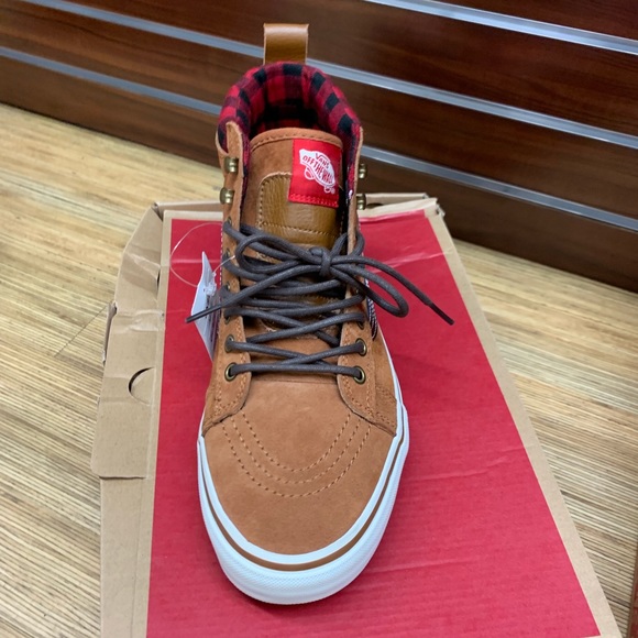 New NWT Vans Sk8 Hi Mte glazed Ginger Never Worn - Picture 2 of 6